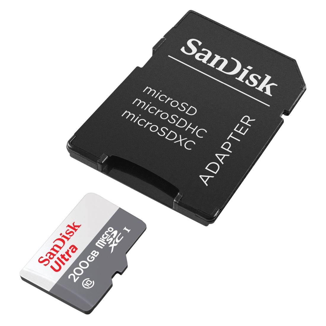 SANDISK Ultra, Micro-SDXC Speicherkarte, 200 GB, 100 MB/s