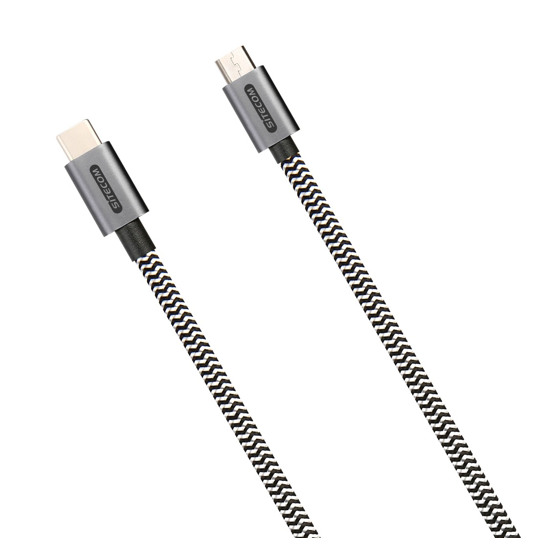 Weiß/Schwarz USB Kabel, Micro CA-035 SITECOM