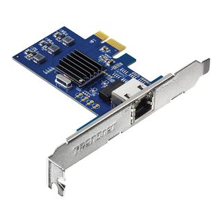 TRENDNET TEG-25GECTX - Adaptateur PCIe (Bleu/Argent)