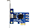 TRENDNET TEG-25GECTX - PCIe Adapter (Blau/Silber)
