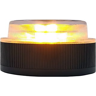 Luz emergencia - NK SOS Road, Para vehículos, 9 LED, 360º, IP54, V16, Imán Neodimio, Negro