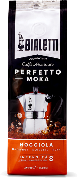 BIALETTI Moka Perfetto Mogyoró Őrölt kávé, 250g