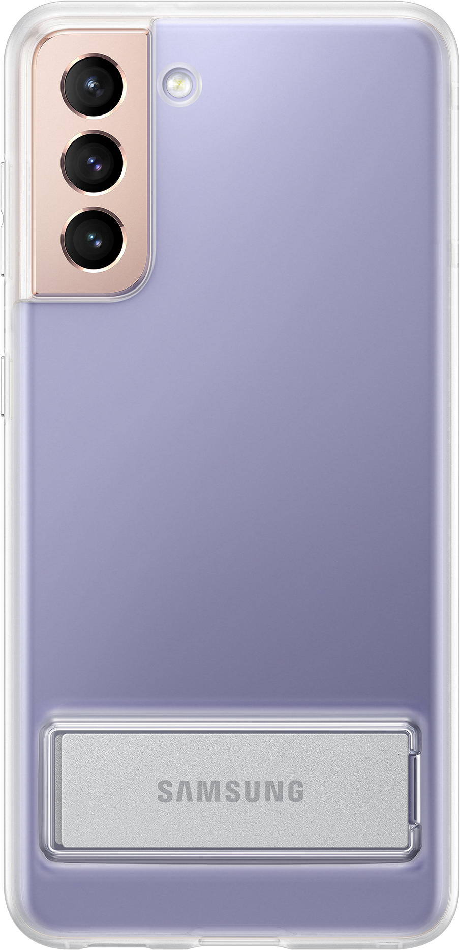 SAMSUNG Clear Stand Cover - Custodia  (Adatto per modello: Samsung  Galaxy S21)