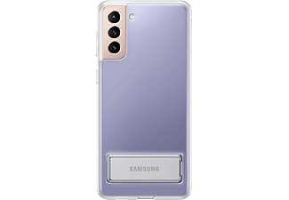 SAMSUNG Clear Standcover - Schutzhülle (Passend für Modell: Samsung Galaxy S21+)