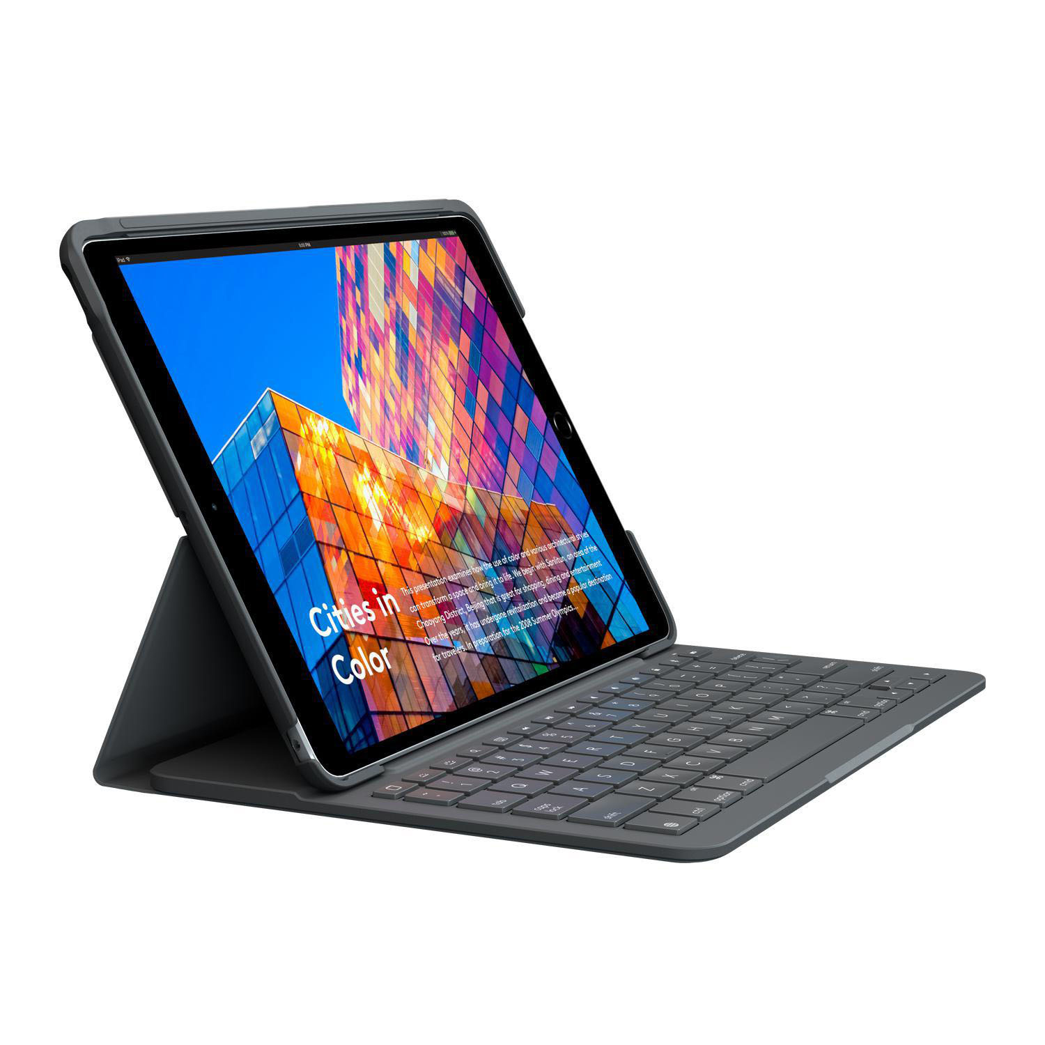 LOGITECH Slim Folio für iPad Air (3. Generation) Tastatur Graphite