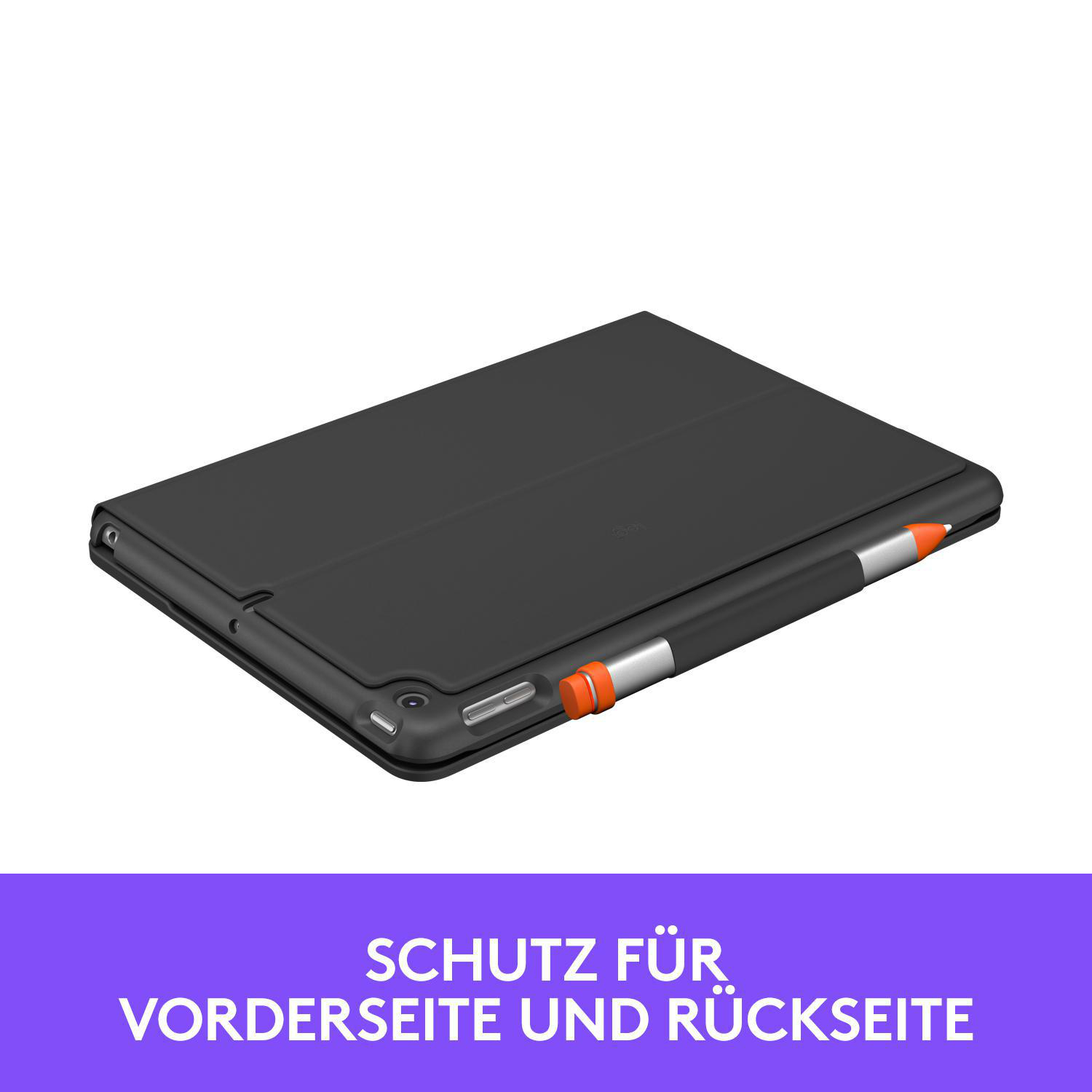 LOGITECH Slim Folio für iPad Air (3. Generation) Tastatur Graphite