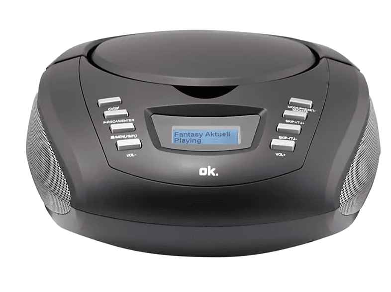 Radio CD OK ORC 230, Sintonizador DAB/DAB+/FM, 2W, Bluetooth 4.2