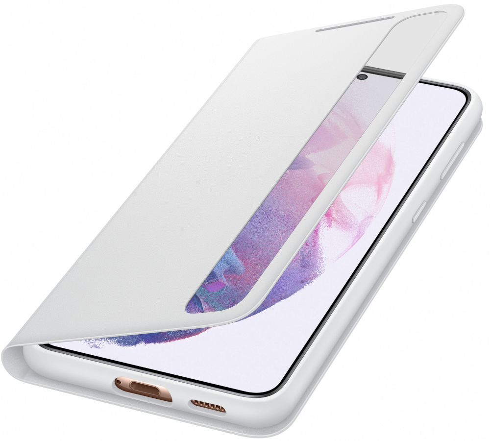 SAMSUNG Flipcover Smart Galaxy S21+ 5G Transparent Gris (EF-ZG996CJEGEW)