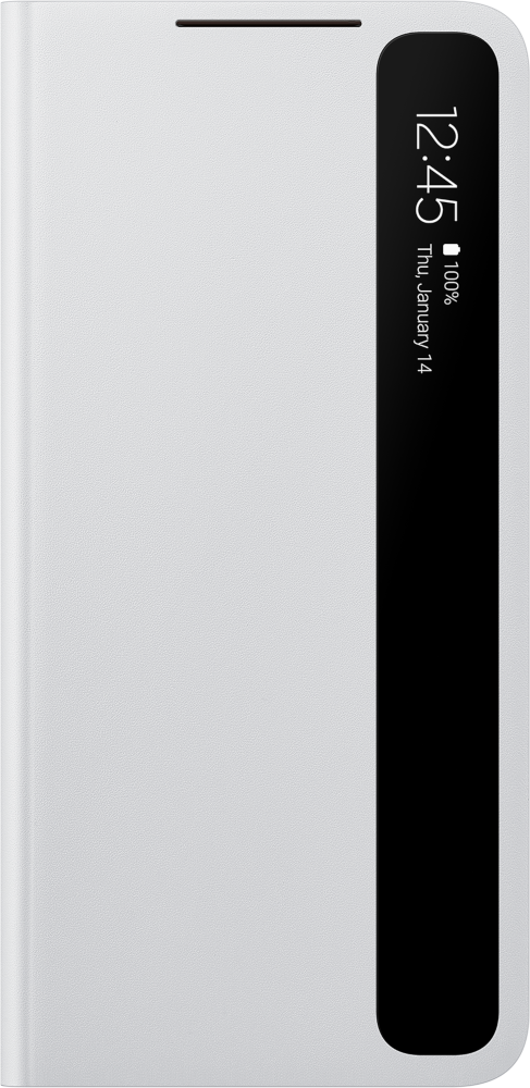 SAMSUNG Flipcover Smart Galaxy S21+ 5G Transparent Gris (EF-ZG996CJEGEW)
