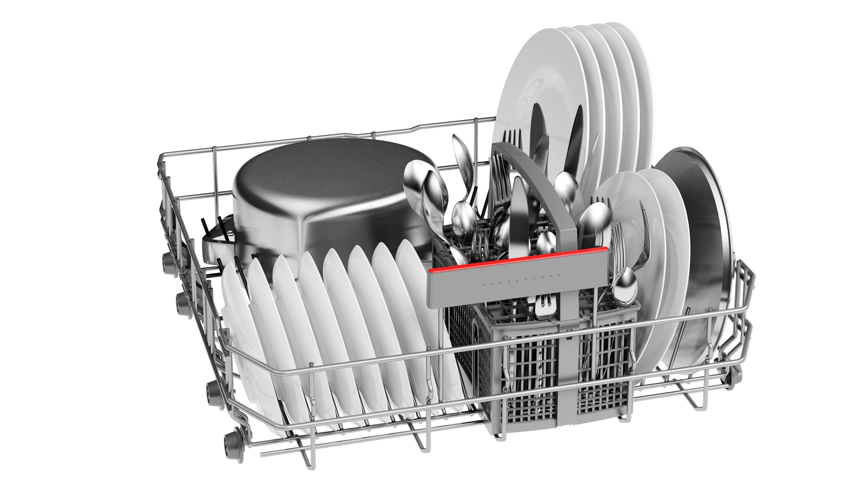 Lavavajillas - Bosch SMS46JW06E, 9,5 l, Libre instalación, 12 servicios, 6 programas, 60 cm, Blanco