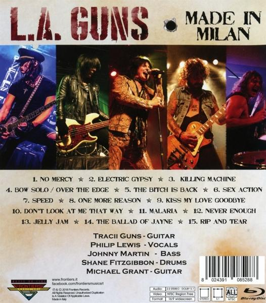 The L.a.guns - Made In Milan  - (Blu-ray)