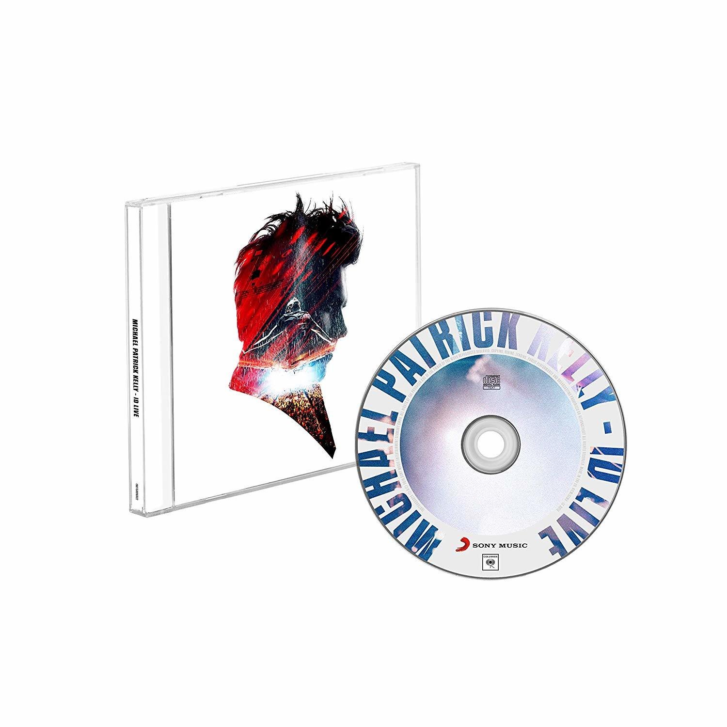 Eine CD-Hülle und -Disc mit einer Silhouette eines Mannes auf dem Cover und der Disc.