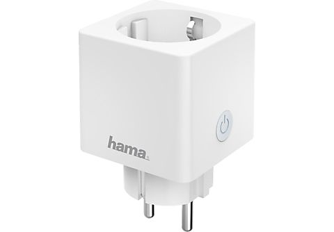 HAMA 176575 WLAN-Steckdose "Mini", mit Stromverbrauchsmesser, per Sprache/App steuern