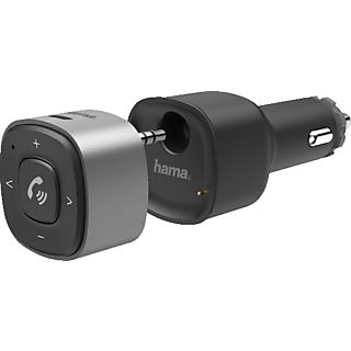 HAMA 14159 Bluetooth®-Receiver für Kfz, mit 3,5-mm-Stecker und USB-Ladegerät