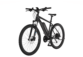 FISCHER EM 2127 Mountainbike (Laufradgröße: 27,5 Zoll, Rahmenhöhe: 48 cm, Unisex-Rad, 422 Wh, Schwarz matt)