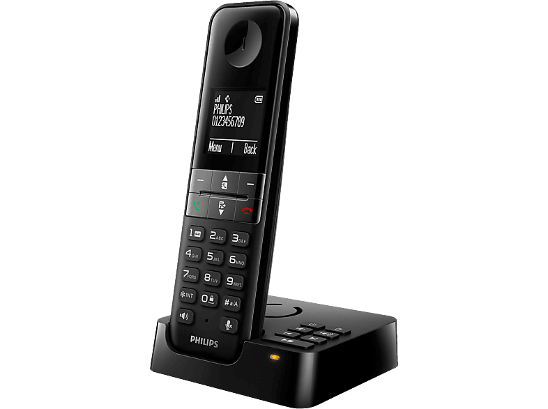PHILIPS D4751B/01 - Schnurlostelefon (Schwarz)