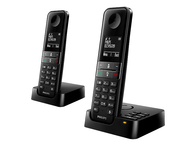 PHILIPS D4752B/01 - Schnurlostelefon (Schwarz)