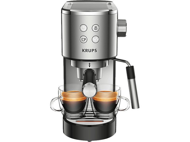 Applikationen Espressomaschine Schwarz/verchromte KRUPS Virtuoso XP442C