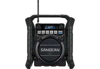 SANGEAN U4 DBT+ - Baustellenradio (DAB, DAB+, FM, Schwarz)