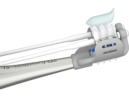 COOLSSHA 7D Premium - Brosse à dents électrique (Gris)