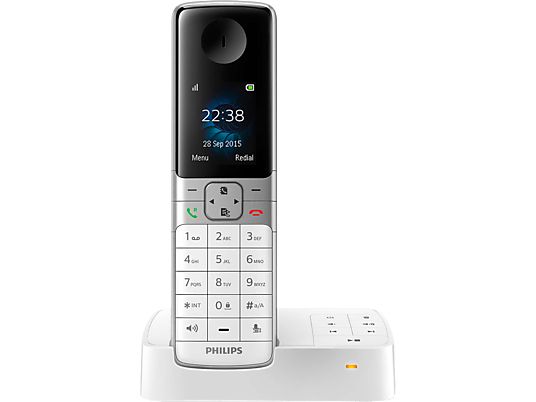 PHILIPS D6351W/38 - Telefono fisso senza fili (Bianco)