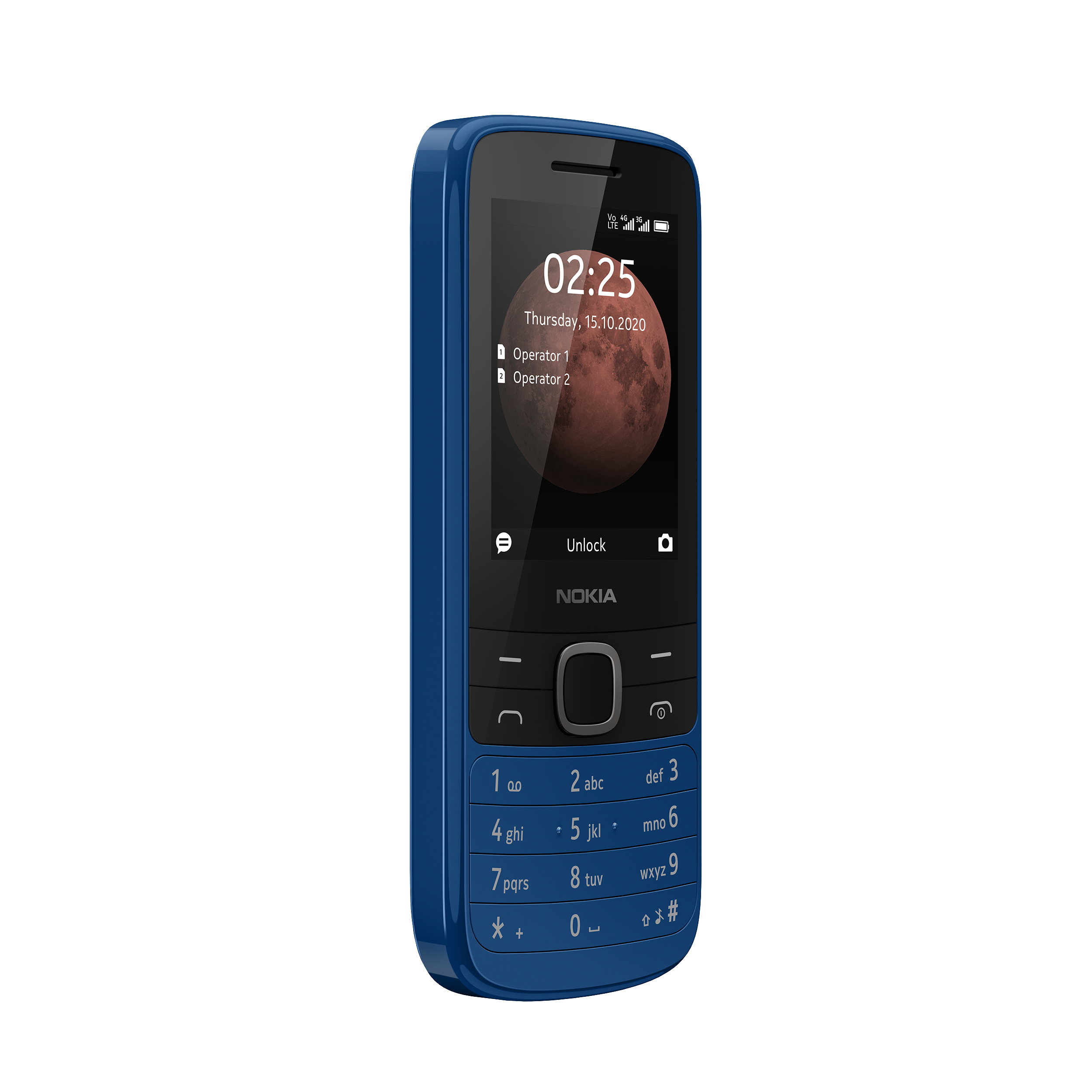 NOKIA 225 4G DS BLUE Smartphone, Schwarz
