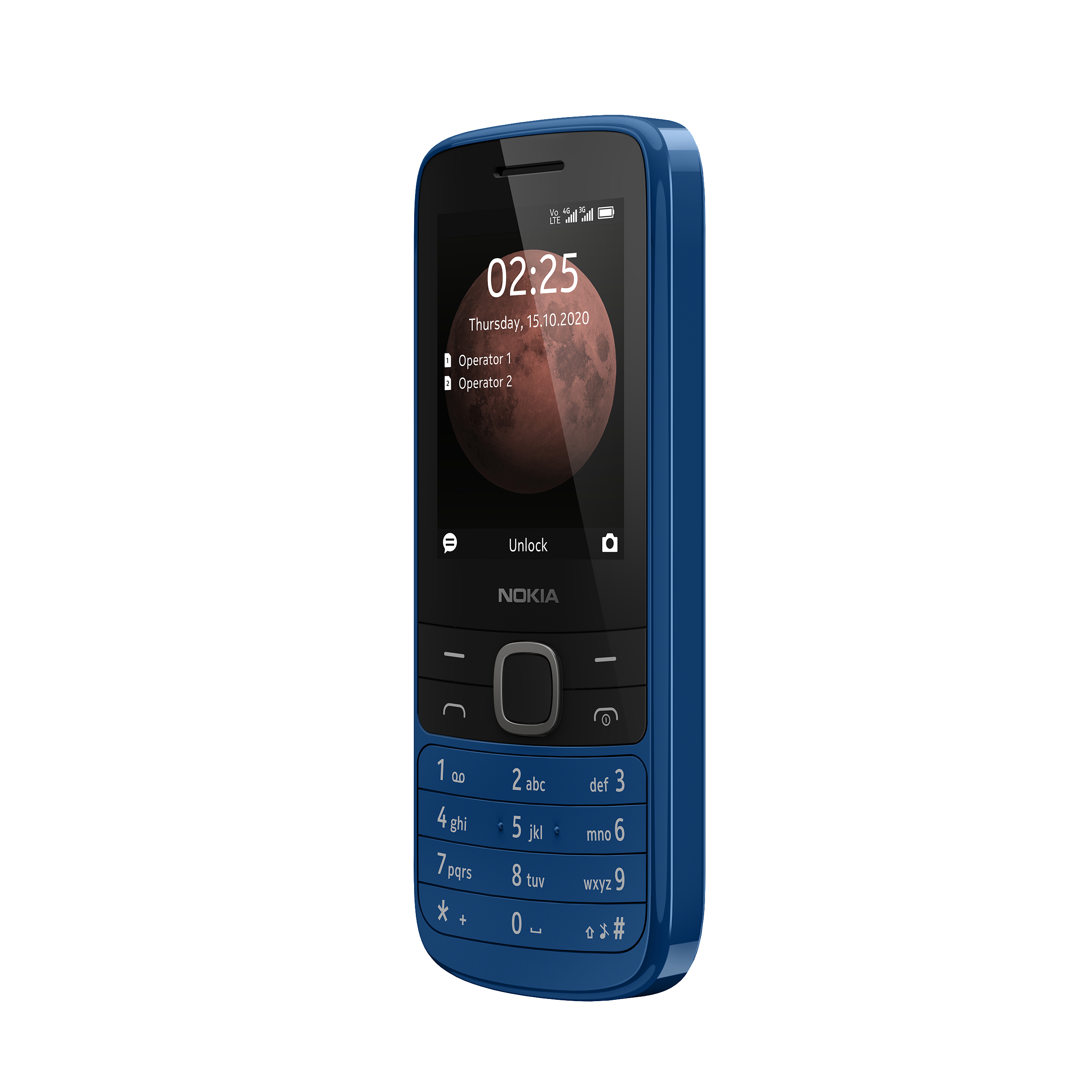 NOKIA 225 4G DS BLUE Smartphone, Schwarz