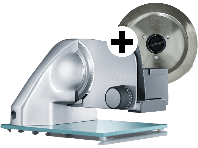 GRAEF Allesschneider Vivo V22 Twin mit Glasbodenplatte in Silber online