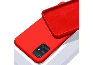 CASE AND PRO Prémium szilikon tok, Samsung Galaxy A32 4G, piros (PREM-SAM-A32-R)