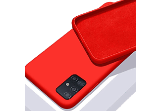 CASE AND PRO Premium szilikon tok, Samsung A52, Piros