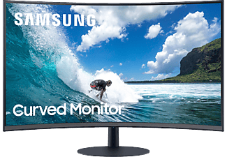 SAMSUNG LC27T550FDMXUF 27" 1920X1080 75Hz 4ms FHD FreeSync Kavisli Çerçevesiz Hoparlörlü Gaming Monitör Siyah