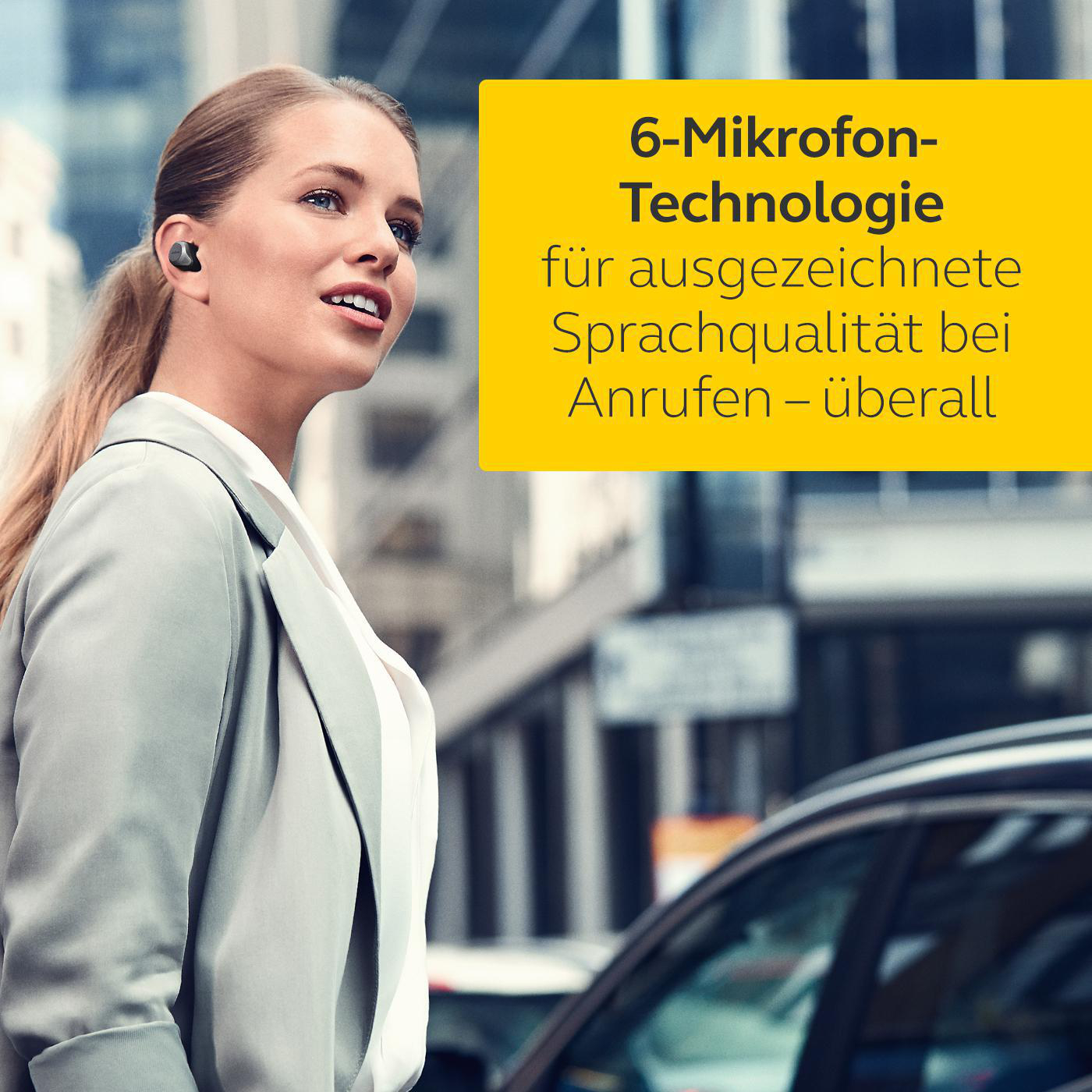 JABRA ELITE 85T mit Jabra ADVANCED ANC, In-ear Kopfhörer Bluetooth Schwarz
