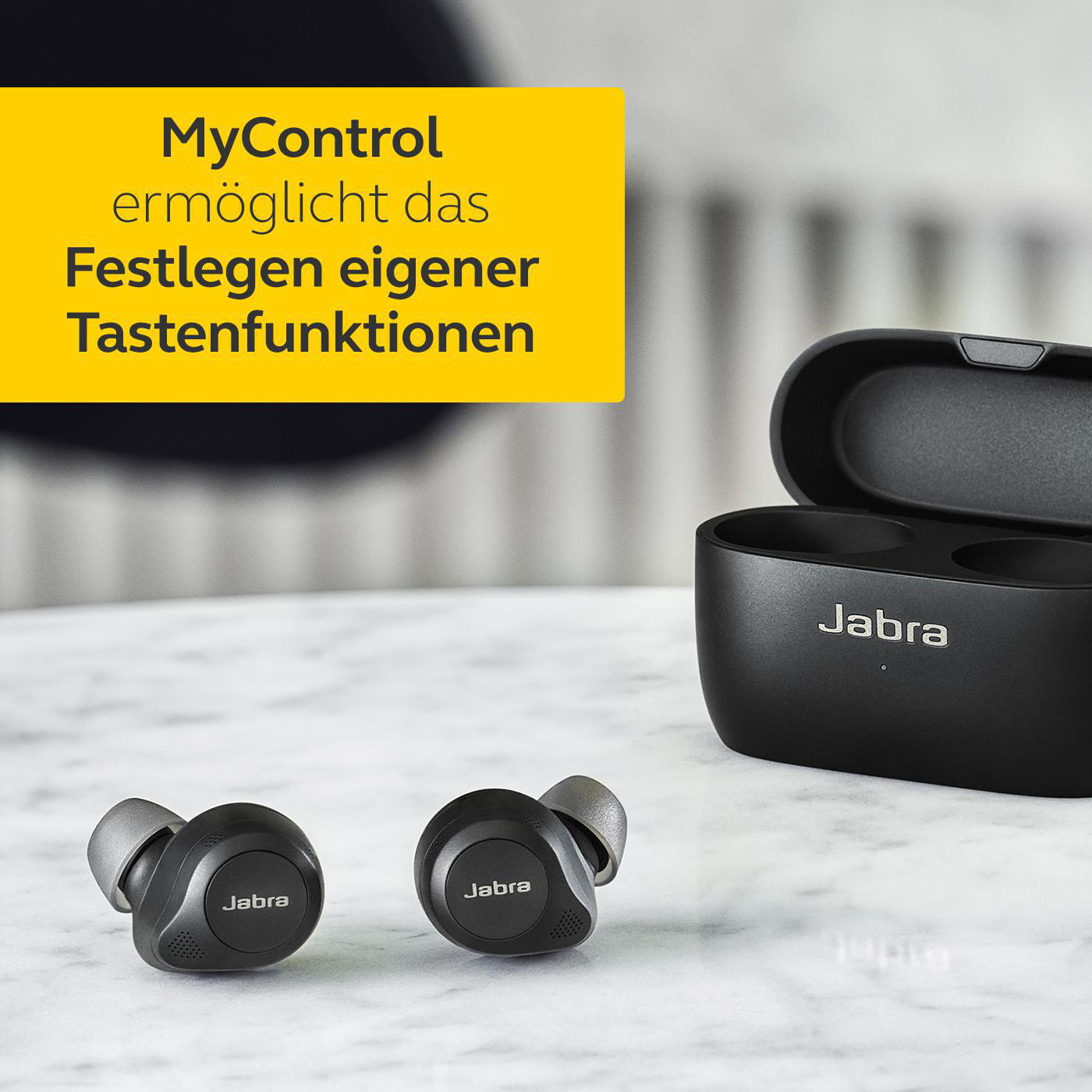 JABRA ELITE 85T mit Jabra ADVANCED ANC, In-ear Kopfhörer Bluetooth Schwarz