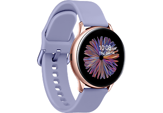 SAMSUNG Galaxy Watch Active2 BT 40mm - Smartwatch (20 mm, Silicone, Oro rosa/Viola)