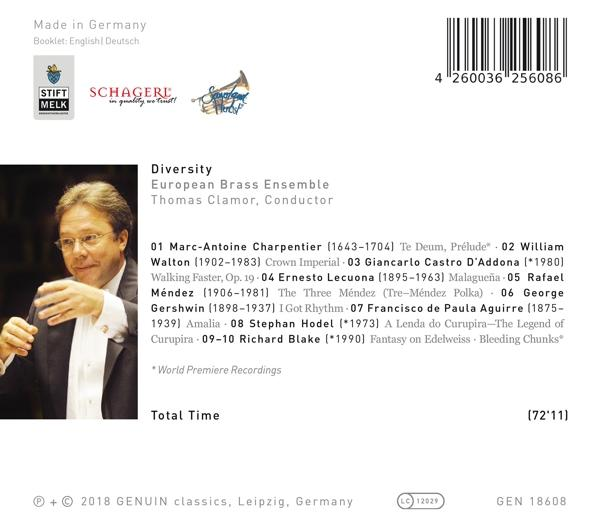 European Brass Ensemble - Diversity  - (CD)