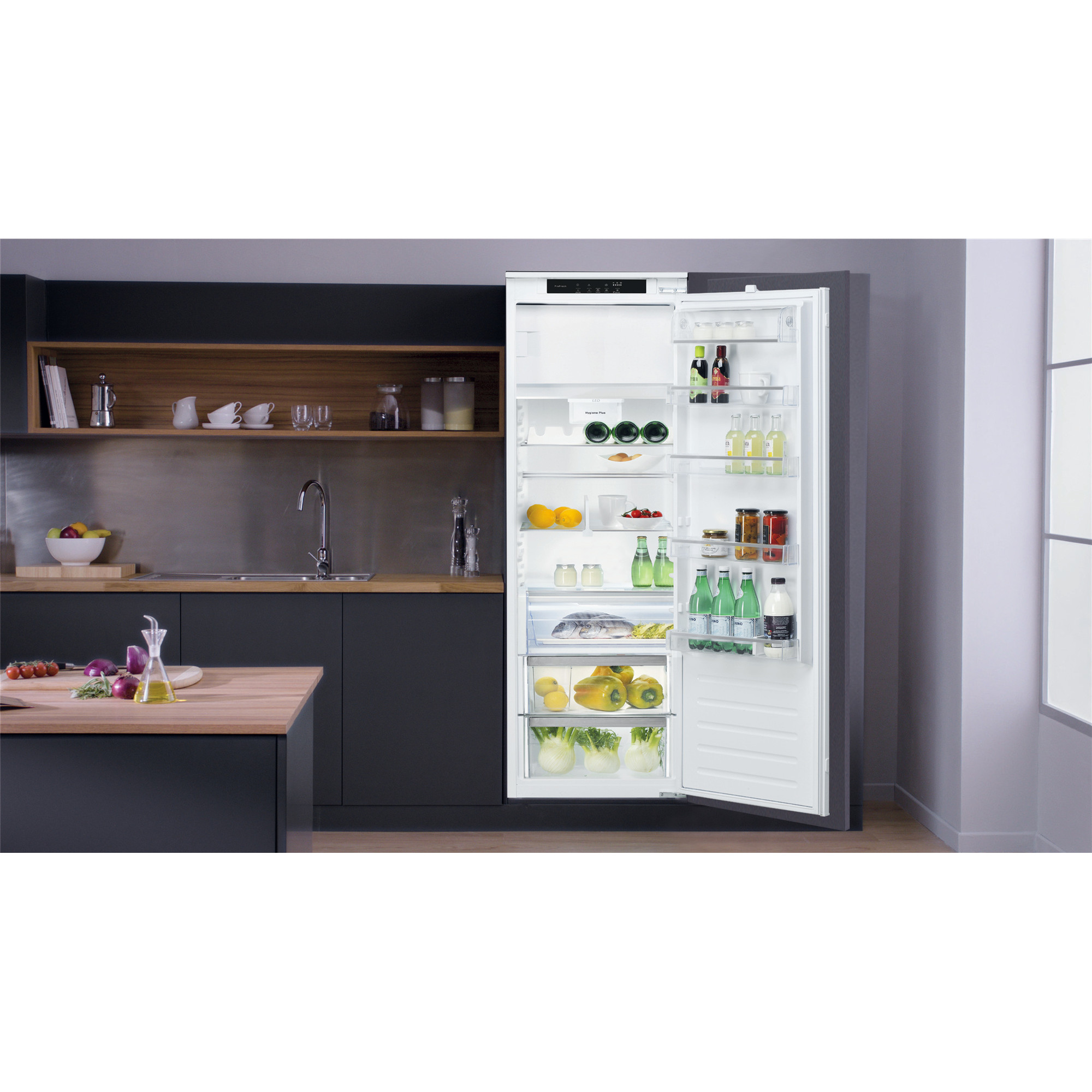 BAUKNECHT KSI 18GF2 P0 Einbaukühlschrank (292 l, F, 1771 mm hoch, Weiß)