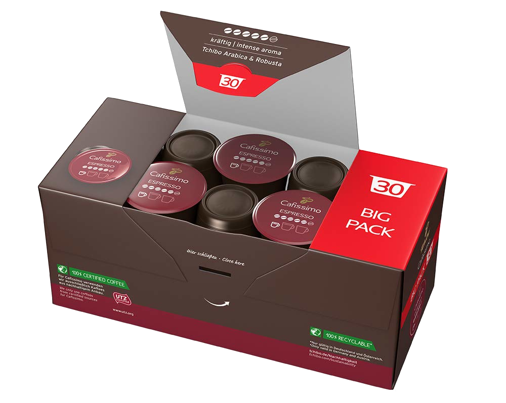 TCHIBO Cafissimo Espresso Intense, 30 db kapszula