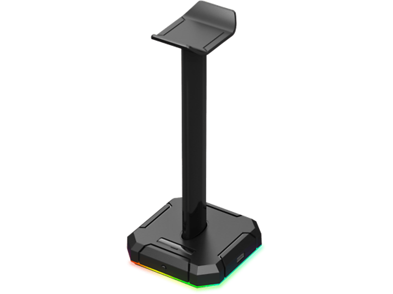 REDRAGON HA300 Scepter Pro RGB headset állvány, 4 db USB port, 10 RGB ...