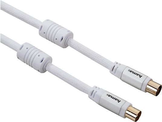 HAMA 00056581 - Antennen-Kabel (Weiss)