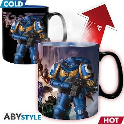 ABYSSE CORP Warhammer 40k - Ultramarine & Black Legion - Mug (Multicolore)