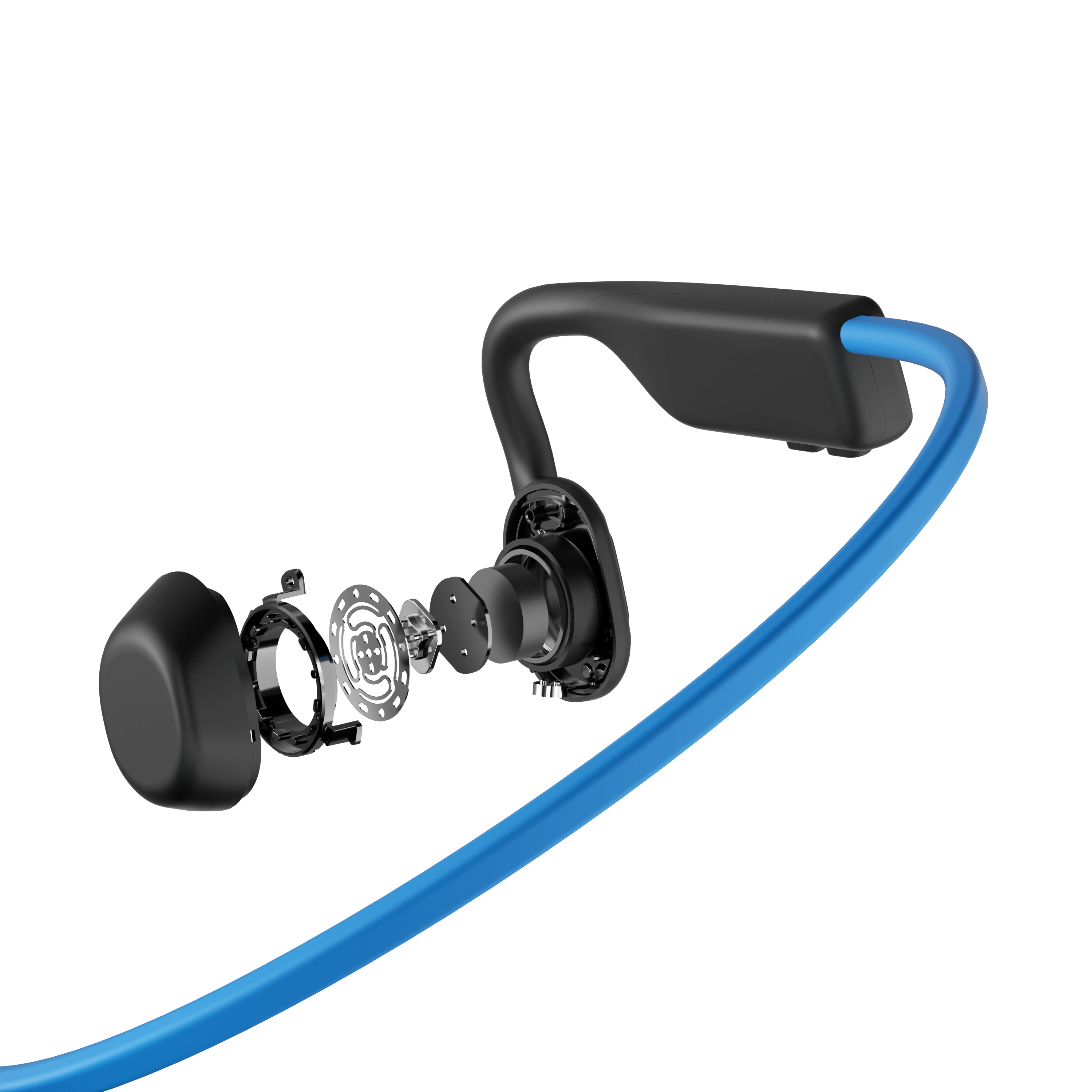 AFTERSHOKZ OPENMOVE, Neckband Kopfhörer Bluetooth Blau