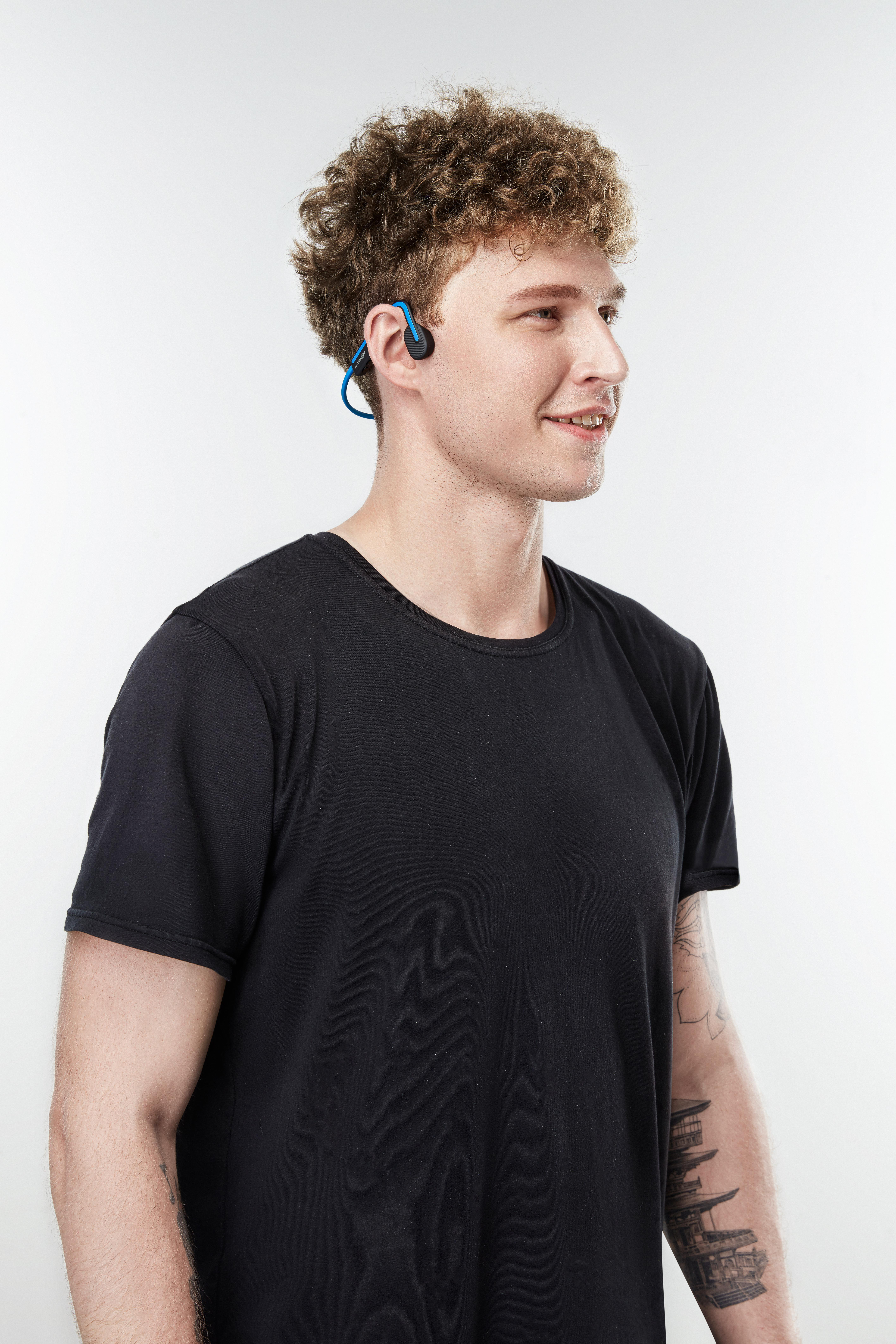AFTERSHOKZ OPENMOVE, Neckband Kopfhörer Bluetooth Blau