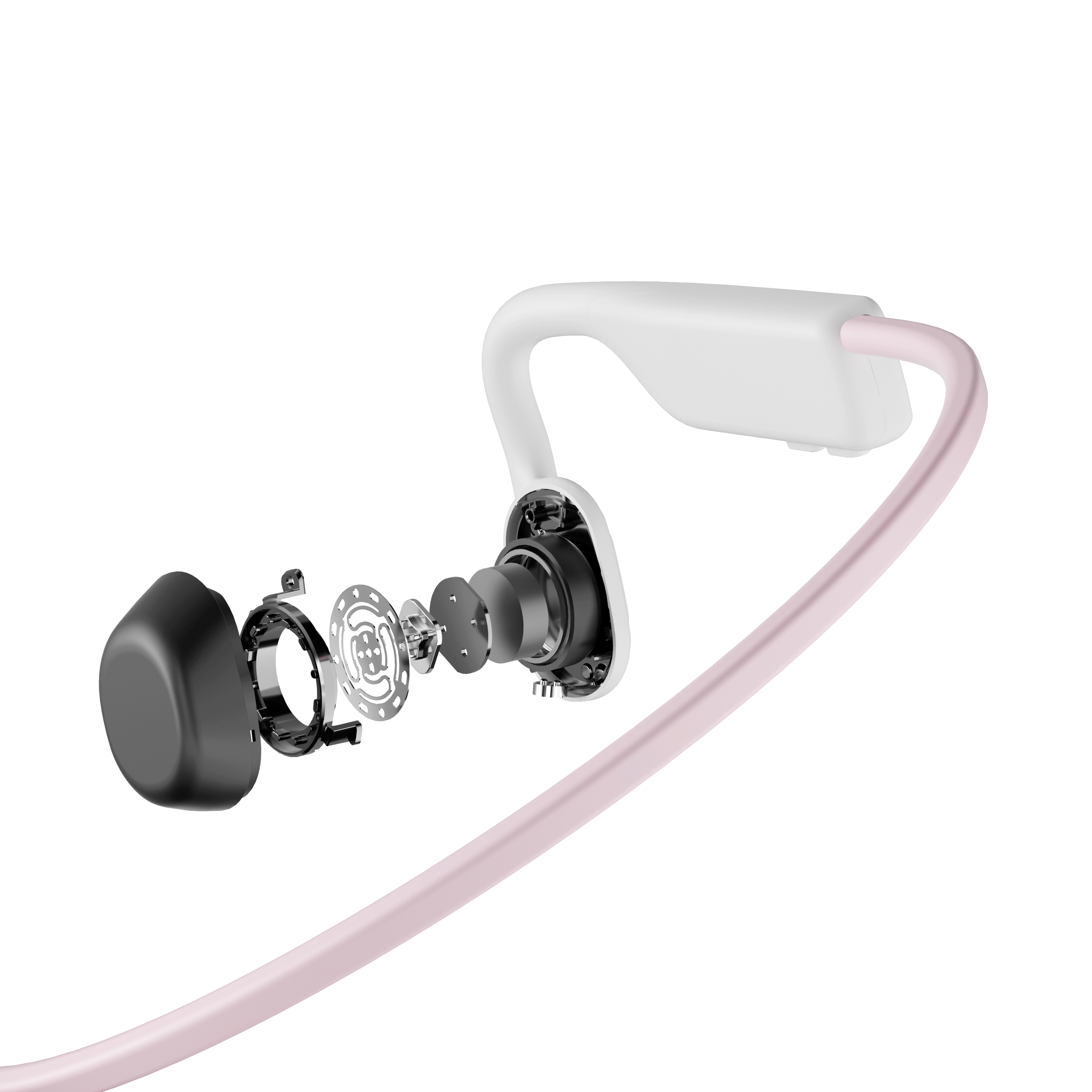 AFTERSHOKZ Neckband Rosa OPENMOVE, Bluetooth Kopfhörer