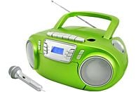 SOUNDMASTER SCD5800GR - Enregistreur de cassette radio CD (FM, Vert)