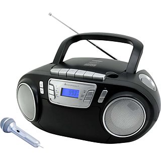 SOUNDMASTER SCD5800SW - Enregistreur de cassette radio CD (FM, Noir)