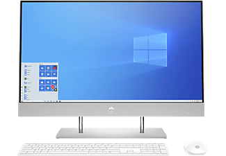 HP 27-dp1544nz - Ordinateur tout-en-un (27 ", 1 TB SSD + 1 TB HDD, Argent naturel)