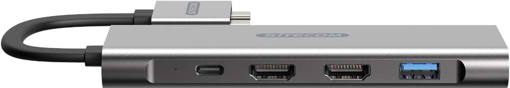 SITECOM Adaptateur Dual USB-C Multiport Pro (CN-411)