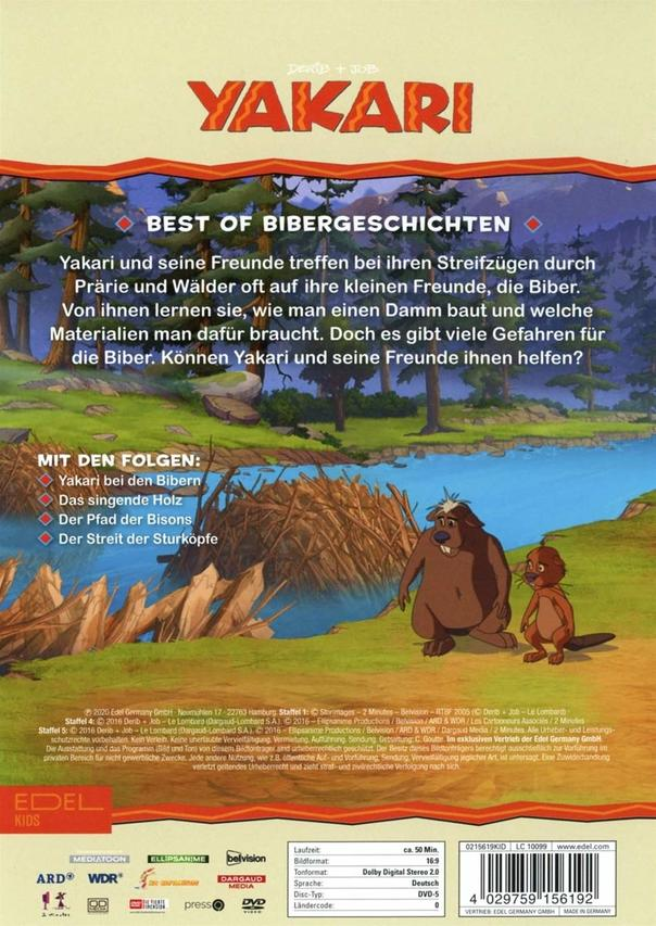 Yakari - Best of Bibergeschichten DVD