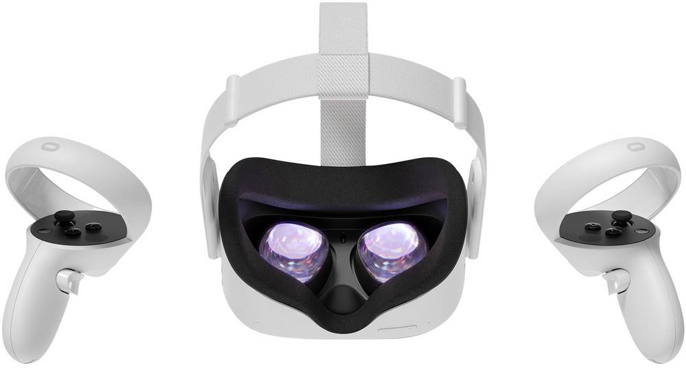 OCULUS Quest 2 64 GB VR-Headset mit Controller und integriertem Soundsystem