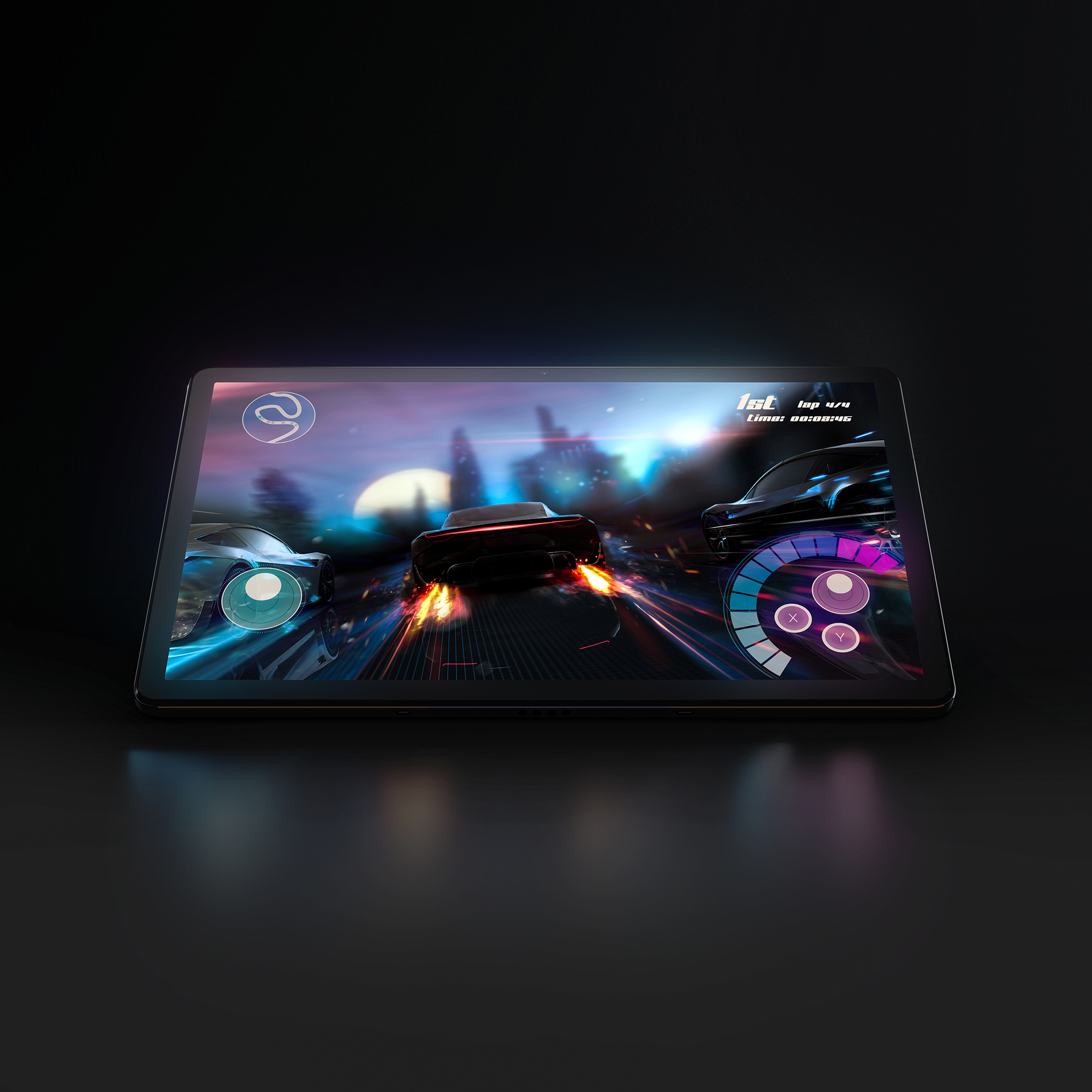 LENOVO Tab P11, Premium Tablet, 128 GB, 11 Zoll, Schiefergrau Dual-Tone